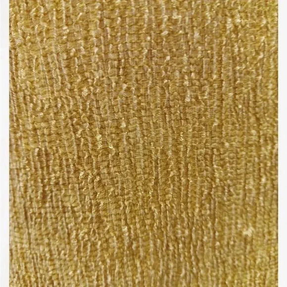 MNG Mango Textured Long Jumpsuit Mustard  Size Medium - Picture 12 of 12